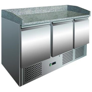 Хладилна пица маса с гранитен плот, с 3 врати - S903PZ