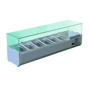 Хладилна мензола за 6 съда GN 1/3 – VRX1400/380