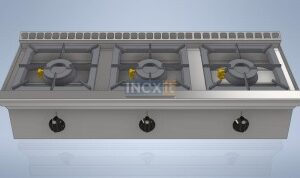 Газов котлон с 3 горелки - линия 40