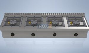 Газов котлон с 4 горелки - линия 40