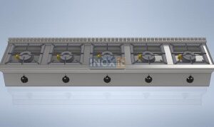 Газов котлон с 5 горелки - линия 40