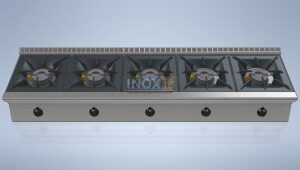 Газов котлон с 5 горелки - линия 50