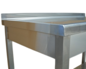 Неръждаеми работни маси без долен плот "LUXURY"