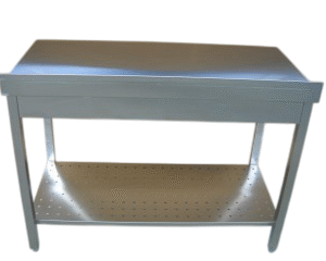 Неръждаеми работни маси с долен плот "LUXURY"