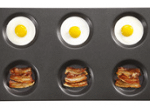 Незалепваща тава за яйца на очи BULLSEYE